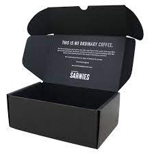 Custom Black Kraft Packaging Corrugated Paper Cardboard Postal Mailer Subscription Shipping Box Buy Black Mailing Box Bla Embalagens Facas Artesanais Brindes