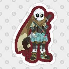 He exists out of them but can interact with them. Pixel Ink Sans Ink Sans Aufkleber Teepublic De
