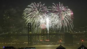 The Year 2015 Fireworks Fireworks Fill The Air In The Bay Over The Oakland Bottom And S New Years Eve Fireworks Happy New Year Fireworks New Year Fireworks