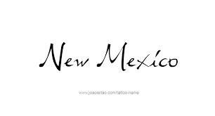 Maybe you would like to learn more about one of these? New Mexico Usa State Name Tattoo Designs Tattoos With Names