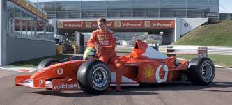 Watch Mick Schumacher Take The Wheel Of His Father S F1 Championshipwinning Ferrari F2002 Conceptc