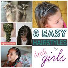 Find A Cute New Hairstyle For Your Little Girl 8 Easy Hairstyles For Little Girls Featured On Remodelahol Hair Styles Easy Hairstyles Easy Hairstyles For Kids