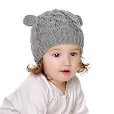 Buy Fynnsure Baby Hat Glove Set Soft Newborn Mittens Baby Girl Boys Knitted  Toddler Cap Infant Winter Beanie Mitten Sets Gray S at Amazon.in