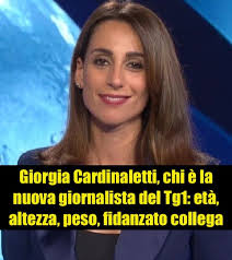Giorgia Cardinaletti, chi è la nuova giornalista del Tg1: età, altezza,  peso, fidanzato collega https://bit.ly/3nAH9Nf