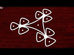 Simple And Creative Rangoli Designs With 5x5 Dots Beautiful Easy Kolam Designs Small Muggu Kolam Designs Rangoli Designs With Dots Colorful Rangoli Designs