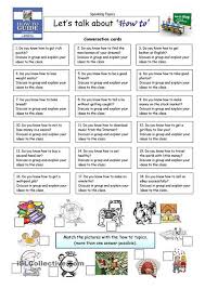 Lets Talk About How To Let Them Talk Learn English Conversation Cards