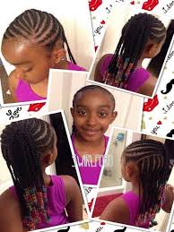 Photo Tresse Africaine Pour Petite Fille Little Girl Braid Styles Braids For Kids Little Girl Braids