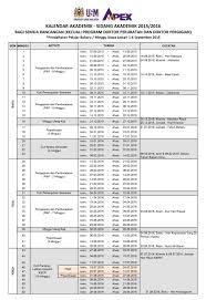 Virginia commonwealth university division of strategic enrollment management office of records and registration 1015 floyd ave. Kalendar Akademik Usm 2015 2016 Pro Mahasiswa Usm