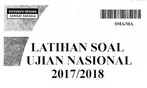 Download Kumpulan Soal Latihan Un Unbk Sma Tahun 2018 Lengkap Guru Maju