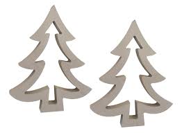 Kleiner tannenbaum ist aus holz gefertigt und bemalt. Deko Weihnachtsbaum Set Tannenbaum Holz Grau 2 Stuck 19cm Weihnachtsdekoration Weihnachten Jahreszeitliche Dekoration Wohnen Gartentotal Shop