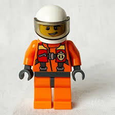 Lego Town City Coast Guard Helicopter Pilot Minifigure For 60013 673419209373 Ebay Coast Guard Helicopter Helicopter Pilots Coast Guard