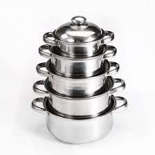 Mainstays iridescent stainless steel cookware set, with kitchen utensils. Factory Wholesales Multifunction Kitchen Accessories Commercial Stainless Steel Cooking Pot Set China Cooking Pot Set And Kitchen Accessories Price Made In China Com