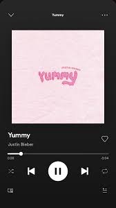 Yummy A Song By Justin Bieber On Spotify Instagram Music My Music Playlist Song Lyrics Wallpaper