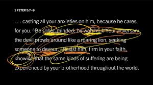 The apostle peter was the preeminent witness of jesus in his second epistle, peter encouraged disciples of jesus christ to seek after the traits that would enable. 1 Peter 5 8 Stay Alert Against Satan Youtube