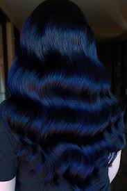 Brunette hair inspiration kim kardashians blue black hue glamour via glamour.com. 55 Tasteful Blue Black Hair Color Ideas To Try In Any Season Hair Color For Black Hair Midnight Blue Hair Hair Styles