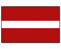 Die flagge zeigt zwei waagerecht verlaufende rote streifen, die in der mitte von einem weißen streifen getrennt werden. Flagge Lettland Kaufen Gunstig Flaggen Bestellen Promex Shop Flaggen Und Fahnen