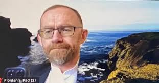 Bishop Fintan takes Zoom to the next level