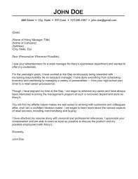 Retail Manager Cover Letter Cover Letter Sample Workalpha