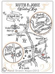 Hand Drawn Maps Bespoke Wedding And Event Maps Map Invitation Wedding Map How To Draw Hands