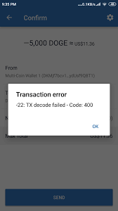 I'm trying to make payment but cashapp showing error that your transaction is cancelled for your protection so what can i do. Unable To Send Due To Dust Error Troubleshooting Trust Wallet