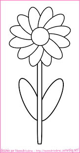 Fleur Coloriage Simple Fleur A Colorier Coloriage Nature Coloriage