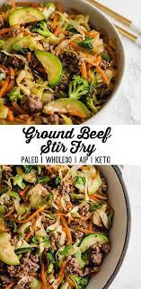 Ground Beef Cabbage Stir Fry Unbound Wellness Recipe Ground Beef And Cabbage Easy Healthy Recipes Ground Beef Recipes