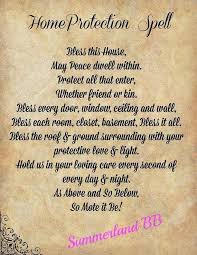 Home Protection Spell Wiccan Spell Book Spells Witchcraft Protection Spells