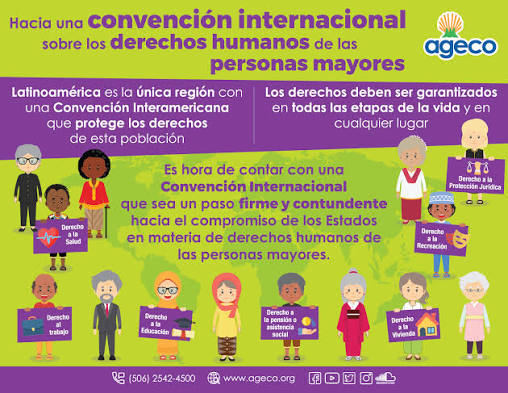 🌏 Todas las personas mayores tienen derechos humanos que deben respetarse en todo el mundo. No obstante, solo Latinoamérica tiene una convención interamericana que los protege. Contar con una convención internacional sería