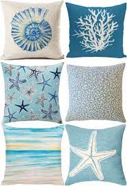 Check out our beach throw pillow selection for the very best in unique or custom, handmade pieces from our decorative pillows shops. Blue Coastal Pillows Beachy Pillows Coastal Pillows Beach Themed Bedroom