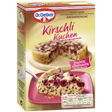 Zu einem glatten teig verarbeiten. Dr Oetker Backmischung Kirschli Kuchen 435 G