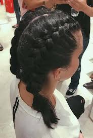 This messy style is quite in order: 23 Quick And Easy Braids For Short Hair Quickbraids Easybraids Shorthair Shorthairstyles Crazyfo Easy Braids Braids For Short Hair Two Braid Hairstyles