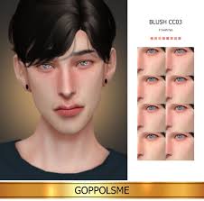 Goppols Me Gpme Gold Blush Cc03 Download At Goppolsme Patreon Sims 4 Sims 4 Hair Male The Sims 4 Skin