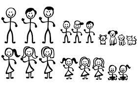 Download Stick Figure People Family Vector Art Svg Files Etsy Stick Figure Family Stick Figures Stick Family