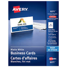 Get your own professional business cards, letterheads, social to print your business card, we recommend using our partnering print services. Avery Perforated Business Cards Matte White 250 S 8371 London Drugs