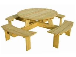 This table will easily seat 8 adults for any summer occasion. Gardenas Lancelot Table De Pique Nique 225cm Brun Hubo