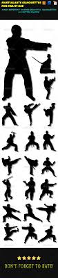 Martial Arts Silhouettes Martial Arts Art Silhouette