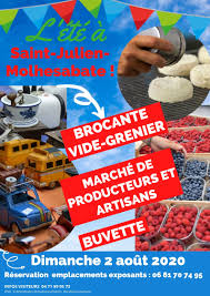 Agence eurocorse 04 95 76 13 50. Brocante Vide Grenier Marche Producteurs Et Artisans Buvette Saint Julien Molhesabate Une Commune De Haute Loire