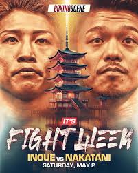 JAPANESE SUPER-FIGHT 🇯🇵🥊 Naoya Inoue vs. Junto Nakatani. When you  combine their records, the numbers speak for themselves: 64-0 with 51 KOs.  Two undefeated fighters with 37 title fights of experience between