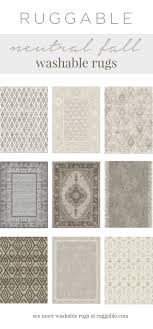 Ruggable Neutral Fall Rugs Ruggable Gray Rug Living Room Farmhouse Rugs Living Room