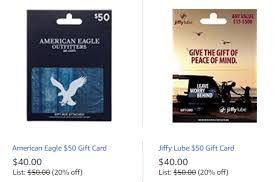 Smart customers would never pay full price. Expired Amazon Gift Card Deals American Eagle Jiffy Lube Doctor Of Credit