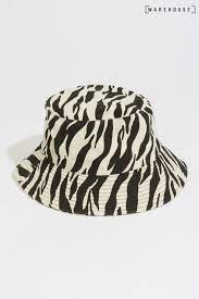 Womens Warehouse Brown Zebra Print Bucket Hat Brown Bucket Hat Bucket Hat Fashion Women Clothing Stores Online