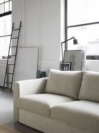 Modern Industrial Styling Living Room Beige Velvet Sofa Modern Streamlined Sofa Black And White Art Ikea Vimle Ikea Vimle Ikea Vimle Sofa 2 Seater Sofa