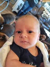 Atticus's baby is here