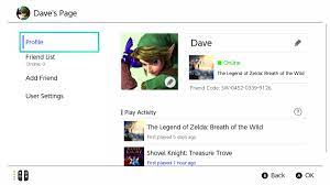 If you go to your page, which can be found at the top left of the switch's home menu, you can access your account and play activity. Nintendo Switch Update Brings Back Friend Codes Delivers 300 Friend Cap Polygon