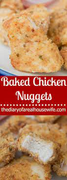 My Kids Love Chicken Nuggets And They Can Be Pretty Picky About What They Eat They Loed This Homema Baked Chicken Nuggets Chicken Nugget Recipes Baked Chicken