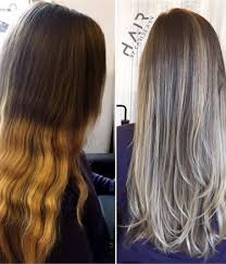 Grown Out Gold To Brass Free And Bright Blending Gray Hair Wedding Hair Colors Silver Hair Color