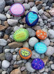 You can buy a rock painting kit and be ready to go, or you can gather flat rocks, paint brushes, paints, and mod podge to seal them (so that the elements don't wash off your designs)! Easy Rock Painting Ideas For Kindness Rocks Project Mod Podge Rocks