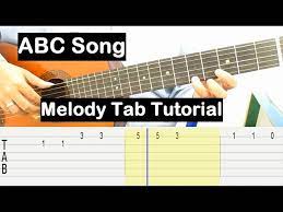 These eight basic guitar chords are essential for anyone learning how to play the guitar. Abc Song Guitar Lesson Melody Tab Tutorial Guitar Lessons For Beginners Youtube