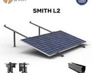 BHS Aluminium Smith L2 Solar Structure with clamps For two Solar Panel