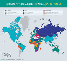 Birth Control Around The World Mapping Methods Of